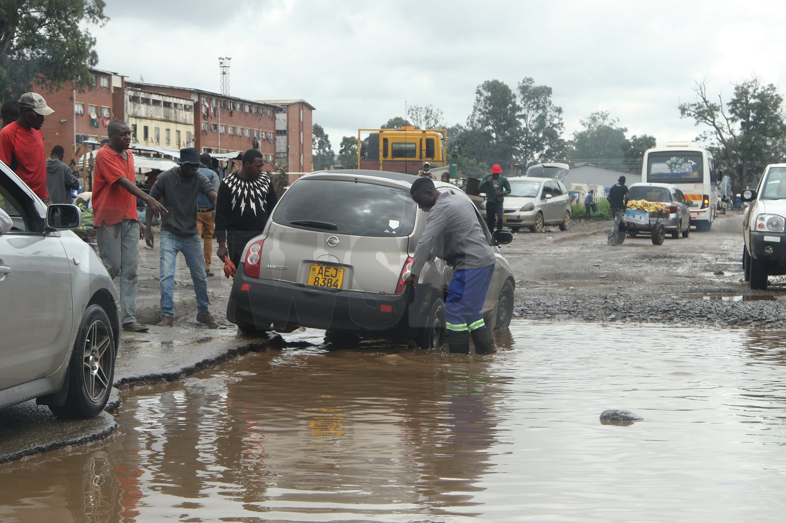 Mbare damaged roads